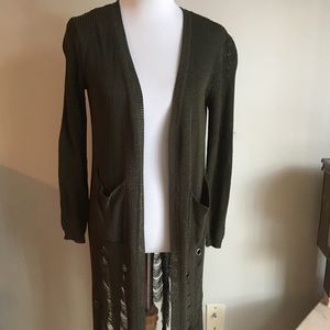 Love Sen-Distressed Cardi Size M